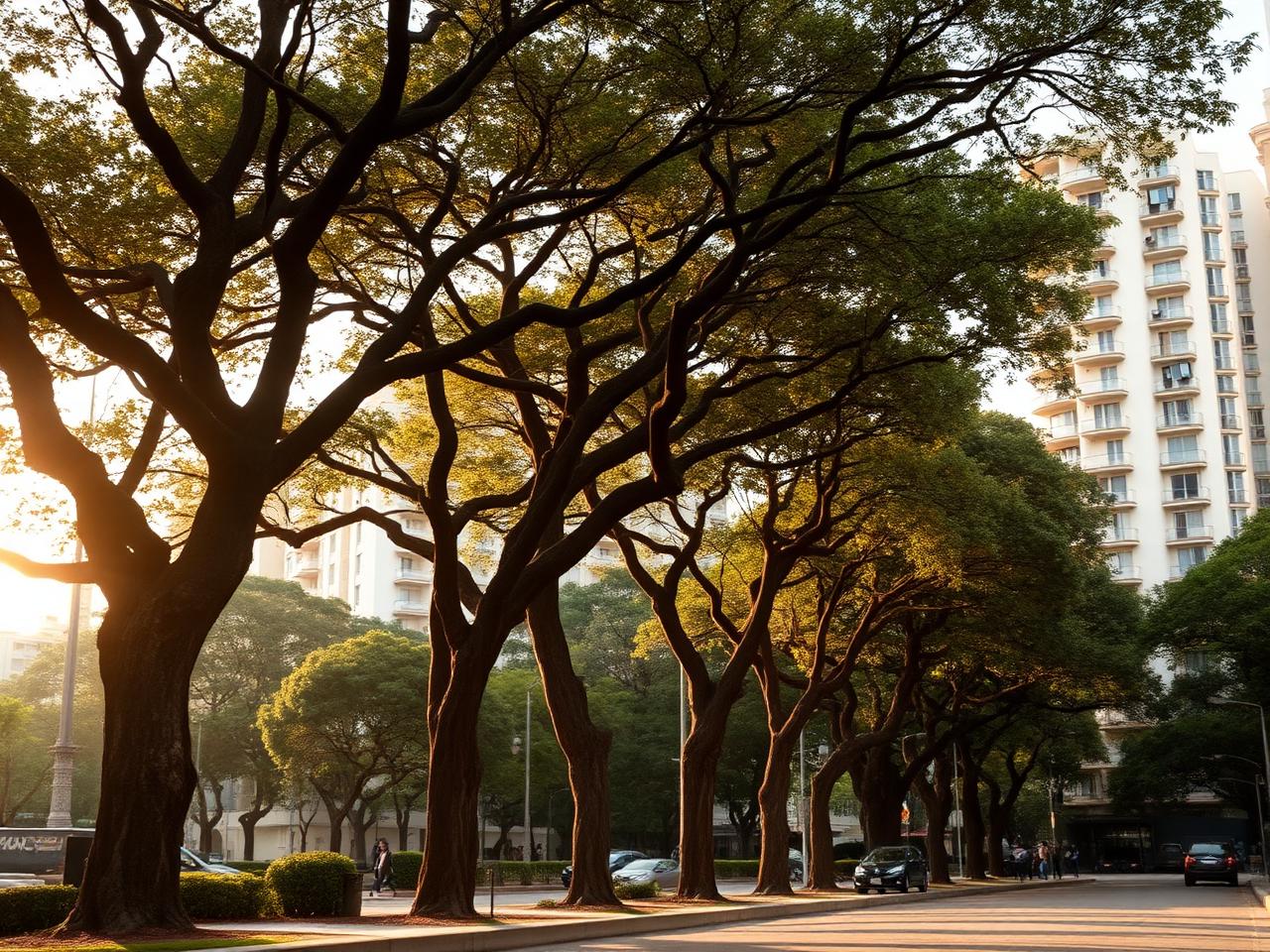 Cenário da região de Moema, São Paulo